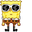 SpongeBob and Patrick Star Pixel Yellow Brown Pointer