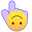 Upside-Down Smiley Yellow Purple Pointer