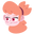 Camp Camp Sasha and a Watering Can Orange Pink Pointer