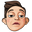 LazyTown Stingy and his Piggy Bank Beige Brown Pointer