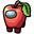 Among Us Red Apple Character Green Orange Pointer