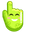Lime Green Smile Pointer