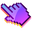 3D Purple Dream Pixel Blue Pointer