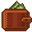 Wallet and Money Pixel Brown Green Pointer