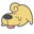 Cute Bugcat Capoo Silly Dogdog Yellow Pointer