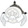 Cookie Run Doughael and a Candelabrum White Black Pointer