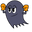 Pac-Man Spunky Gray Orange Pointer