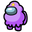 Among Us Purple Lumpy Space Princess Character Pointer