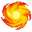 Phoenix and Fireball Pixel Yellow Orange Red Pointer