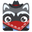 Blooket Raccoon Bandit Gray Red Pointer
