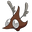 Hollow Knight: Silksong Grindle and a Sack Brown Gray Pointer