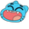 The Amazing World of Gumball Cheerful Darwin and Gumball Blue Pink Pointer