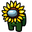 Among Us Green Sunflower Character Yellow Pointer