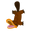 Camp Camp Platypus Brown Orange Pointer