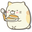 San-X Neko Eating Hanami Dango and Pancakes Yellow Orange Pointer