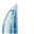 Dubai Burj Khalifa and Burj Al Arab White Green Pointer
