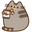 Pusheen and Chips Gray Pointer