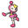 Sega Bomberman Pretty Bomber and a Bomb Pink Yellow Pointer