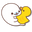 San-X Shirogoma with a Ducky Hat and a Rubber Duck White Yellow Pointer