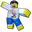 Roblox FORSAKEN Shedletsky and a Fried Chicken Leg Yellow Blue White Pointer