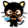 Sanrio Curious Chococat Black Orange Pointer