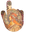 Art Alphonse Mucha's Zodiac Orange Red Pointer