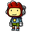 Scribblenauts Maxwell and a Pencil Yellow Red Blue Pointer