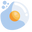 Minimal Egg White and Yolk Orange Blue Pointer