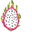 Sweet Dragon Fruit Pixel Green Pink White Pointer