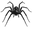 Simple 3D Black Spider Pointer