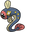 Pokemon Tynamo and Eelektrik Blue Yellow Red Pointer