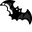Minimal Black Bat Pointer