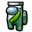 Among Us Jar with a Pickled Cucumber Green Character Cyan Pointer