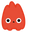 Cute Anrgy and Surprised Flame Red Pointer