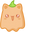 Kawaii Ghost Pumpkin Cat Orange Green Pointer