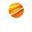 Colored Saturn Orange Yellow Pointer