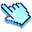 3D Iceberg Cyan Pixel Blue Pointer