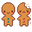 Gingerbread Cookies Pixel Brown Pointer