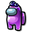 Among Us Purple Blueberry Jelly Character Blue Pointer