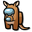 Among Us Brown Kangaroo Character Pointer