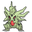 Pokemon Tyranitar and Mega Tyranitar Pixel Green Red Pointer