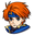 Fire Emblem Roy and the Binding Blade Orange Blue Pointer