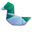 Origami Coral Call Duck and Wild Duck Green Blue Pointer
