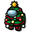 Among Us Green Christmas Tree Character Yellow Red Pointer