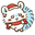 Chiikawa and Momonga in Christmas Outfits White Red Blue Pointer