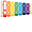 Minimal Xylophone Orange Blue Purple Pointer