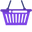 Minimal Purple Shopping Basket Pointer