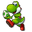 The Super Mario Galaxy Movie Yoshi and an Egg Green Red Pointer