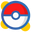 Classic Pokeball and Pokemon Logo Blue Red White Pointer