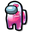 Among Us Pink Love Potion Character Light Blue Pointer